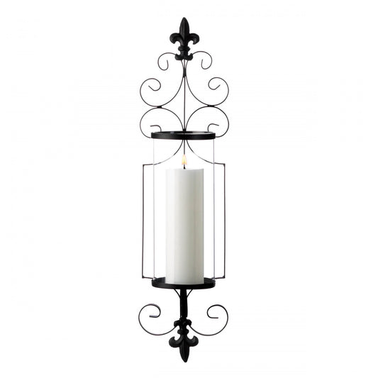 FLEUR-DE-LIS WALL SCONCE