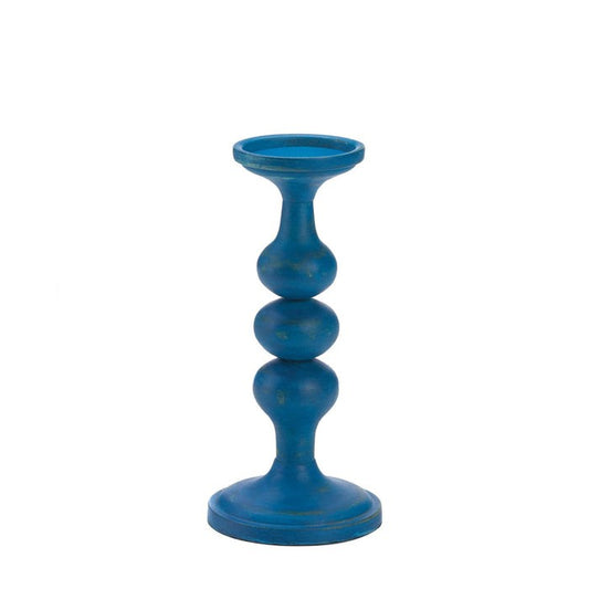 CARMONA BLUE ARTISAN CANDLEHOLDER