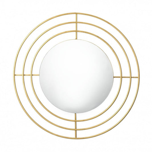 MODERN GOLD WALL MIRROR