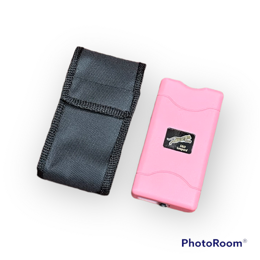 Pink Stun Gun with Carrying Case