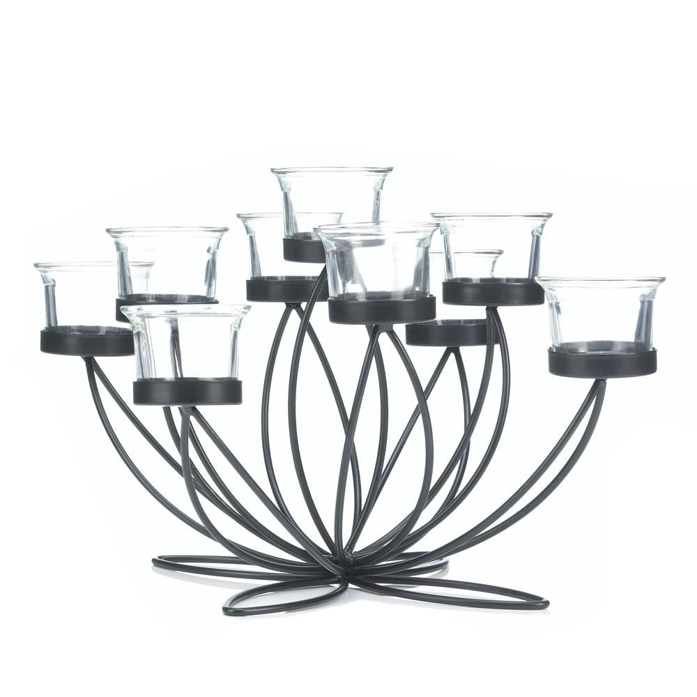 IRON BLOOM CANDLE CENTERPIECE