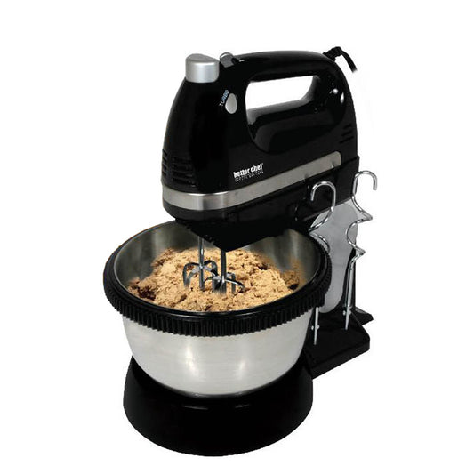 BETTER CHEF 350-WATT STAND/HAND MIXER IN BLACK