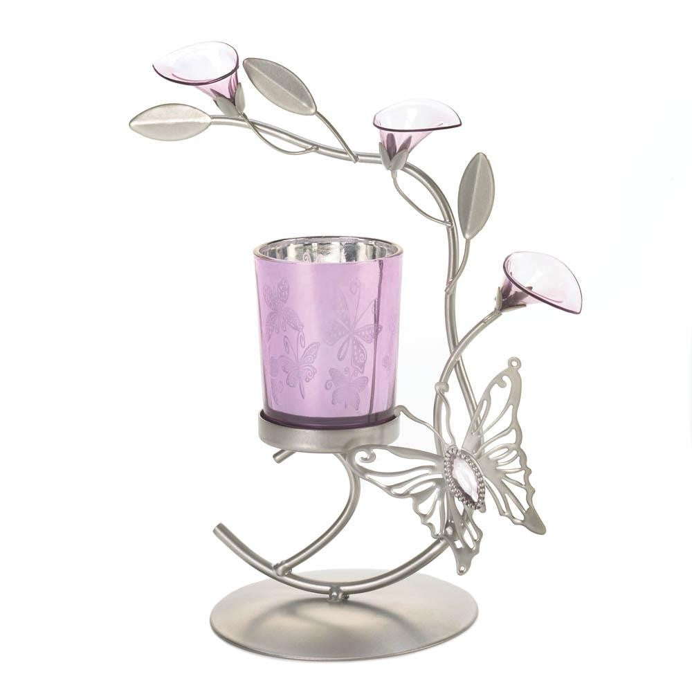 BUTTERFLY LILY CANDLEHOLDER