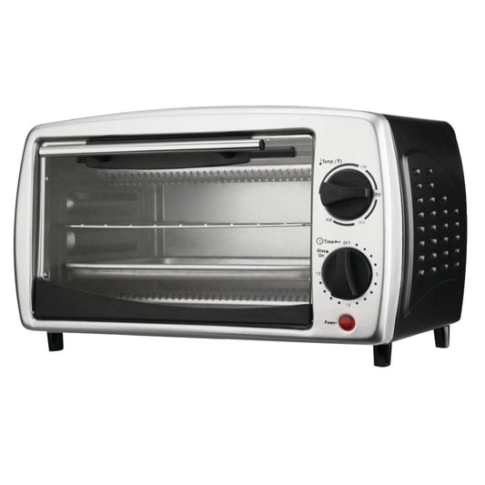 BRENTWOOD 9-LITER (4 SLICE) TOASTER OVEN BROILER (BLACK)