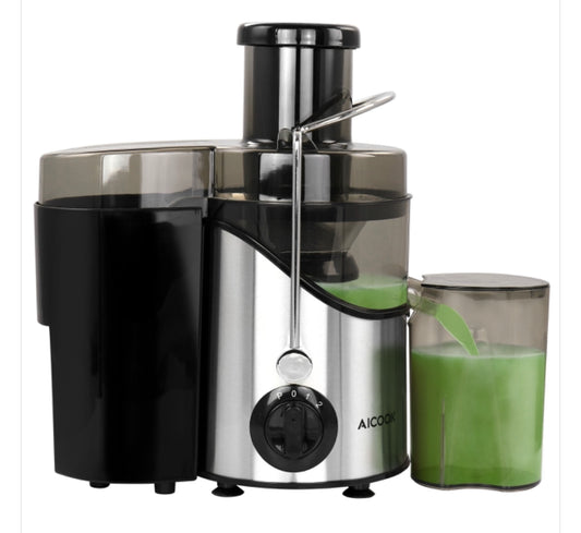 AICOOK CENTRIFUGAL SELF CLEANING JUICER AND JUICE EXTRACTOR IN SILVER